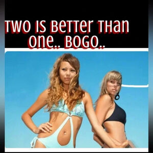 BOGO ON ALL SWIMWEAR!! Buy one get one free!!